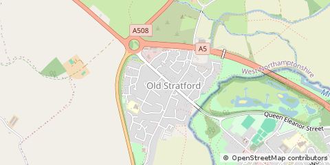 Map of Milton Keynes, Buckinghamshire
