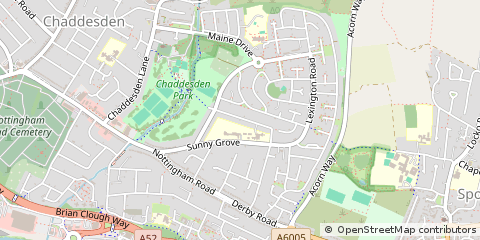 Map of Derby
