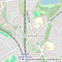 Map of Cardiff