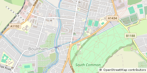 Map of Lincoln