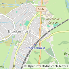 Map of Brockenhurst