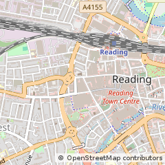 Map of Reading, Berkshire