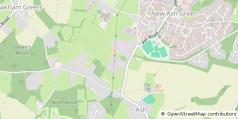 Map of ASH, Kent