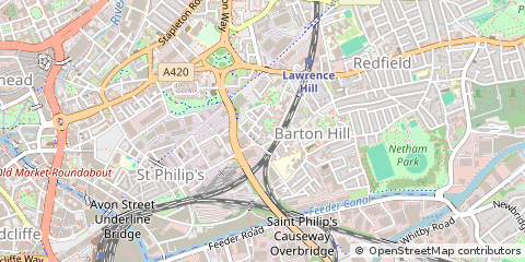 Map of Bristol