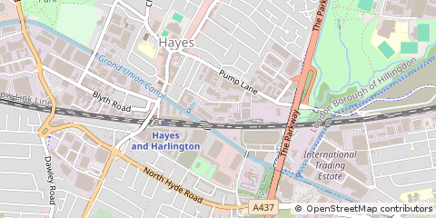 Map of Hayes