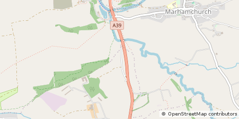 Map of Bude, Cornwall