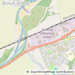 Map of Forres, Moray
