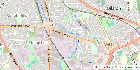 Map of Wolverhampton, West Midlands