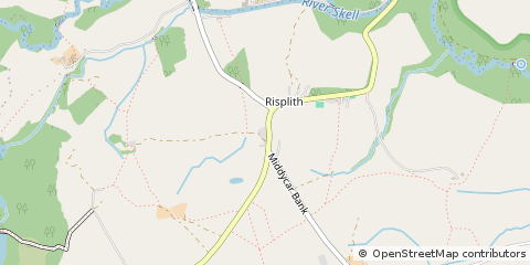 Map of Ripon, North Yorkshire