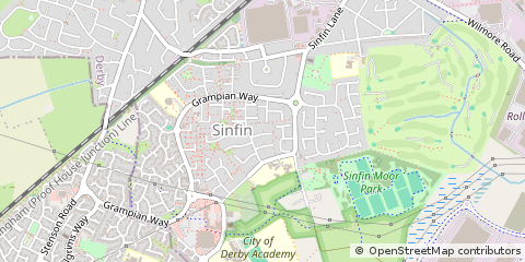 Map of Derby
