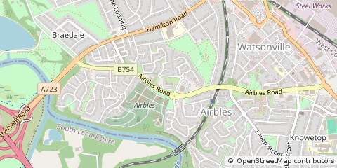 Map of Motherwell