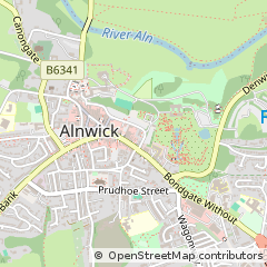 Map of Alnwick