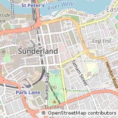 Map of Sunderland