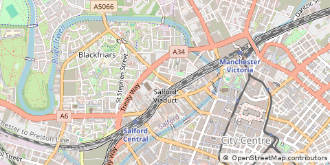 Map of Manchester