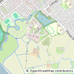 Map of Rhyl, Denbighshire