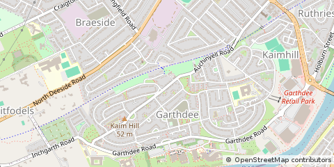 Map of Aberdeen