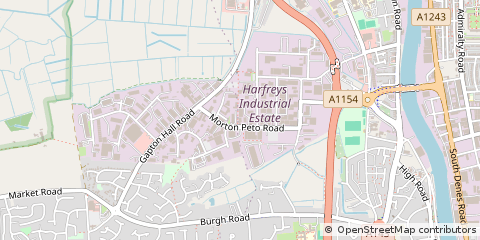 Map of Great Yarmouth, Norfolk