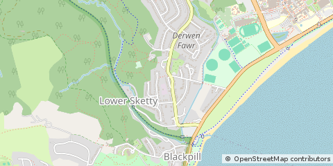 Map of Swansea
