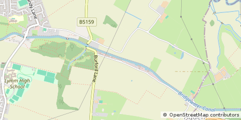 Map of Lymm, Cheshire