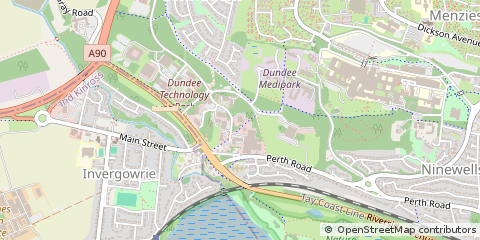 Map of Dundee
