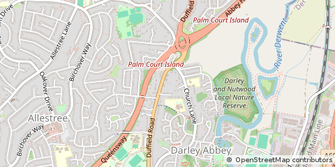 Map of Derby