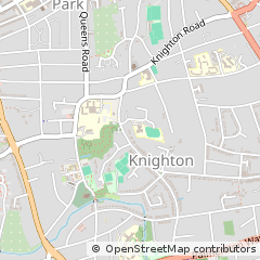 Map of Leicester, Leicestershire