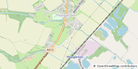 Map of Nottinghamshire