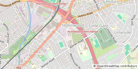 Map of Oldham