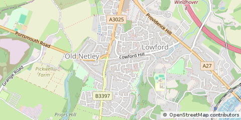 Map of Southampton, Hampshire