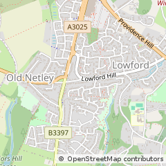 Map of Southampton, Hampshire
