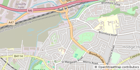 Map of Birmingham