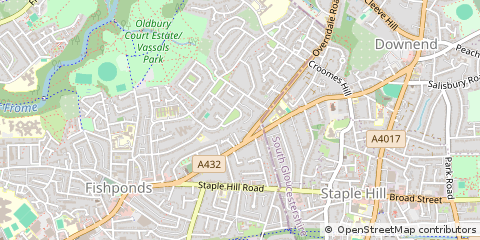 Map of Bristol