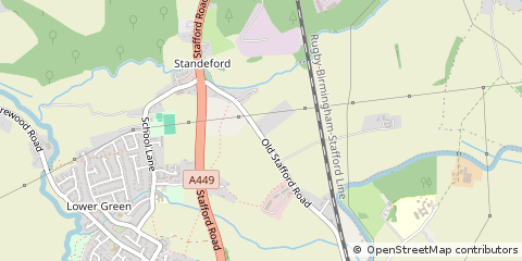 Map of Wolverhampton, West Midlands