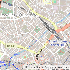 Map of Birmingham, West Midlands