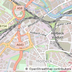 Map of Leeds, West Yorkshire