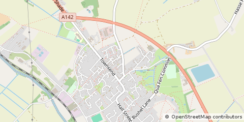 Map of Soham, Cambridgeshire