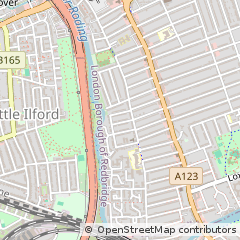Map of Ilford, London