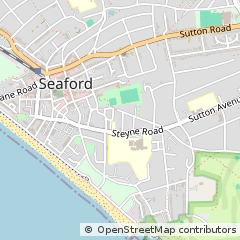 Map of Seaford, East Sussex