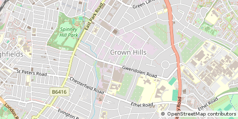 Map of Leicester