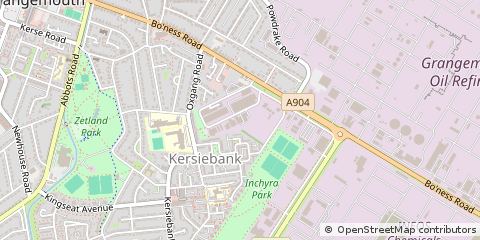 Map of Grangemouth