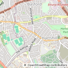 Map of Stoke-on-Trent, Staffordshire