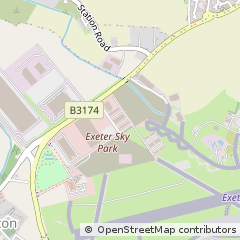 Map of Exeter, Devon