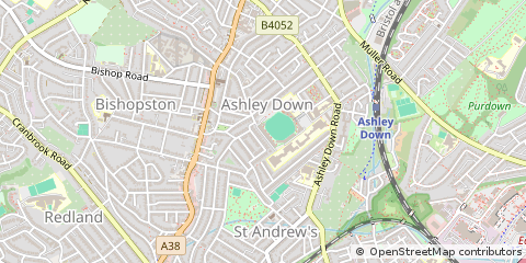 Map of Bristol, Avon