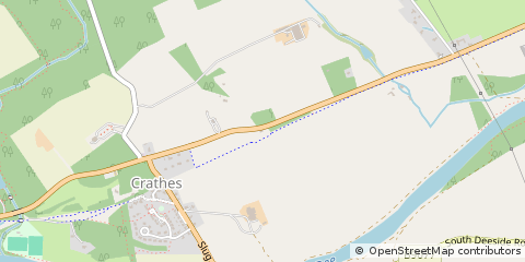 Map of Banchory, Aberdeenshire