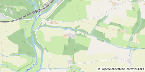Map of Truro, Cornwall