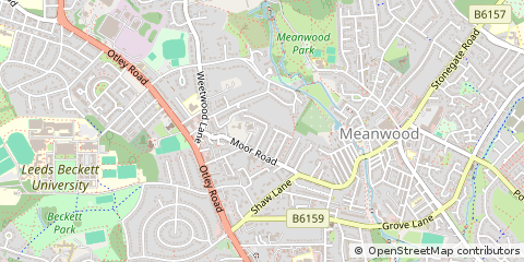 Map of Leeds