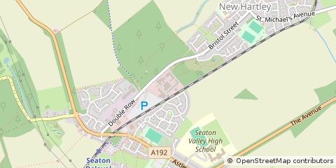 Map of Whitley BAY, Northumberland
