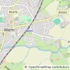 Map of WEM, Shropshire