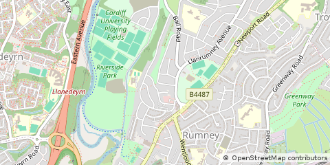 Map of Cardiff