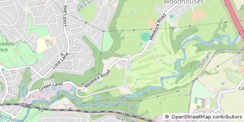 Map of Failsworth, Greater Manchester